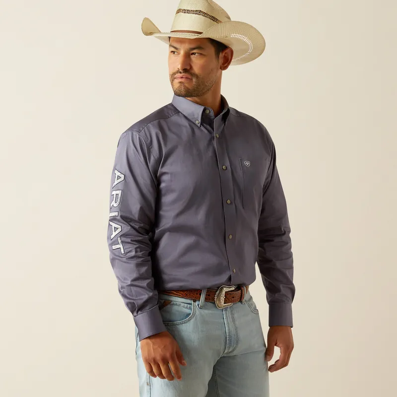 Men's Ariat Team Logo Twill Classic Fit Button Down Shirt #10059135X