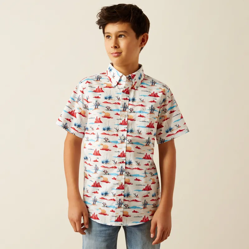 Boy's Ariat Scout Classic Fit Button Down Shirt #10058703