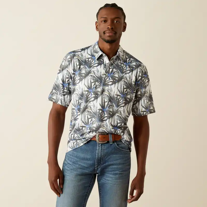 Men's Ariat All Over Print Polo Shirt #10058781