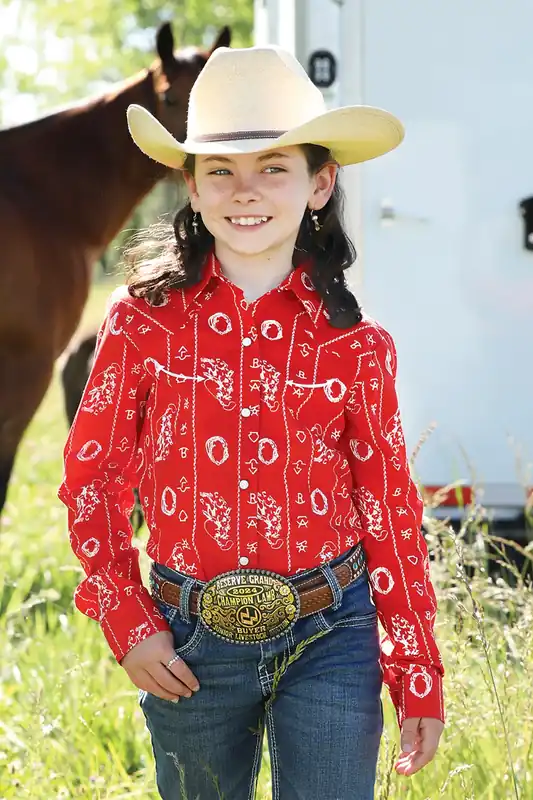 Girl's Cruel Girl Snap Front Shirt #CTW3370028 - CINCH