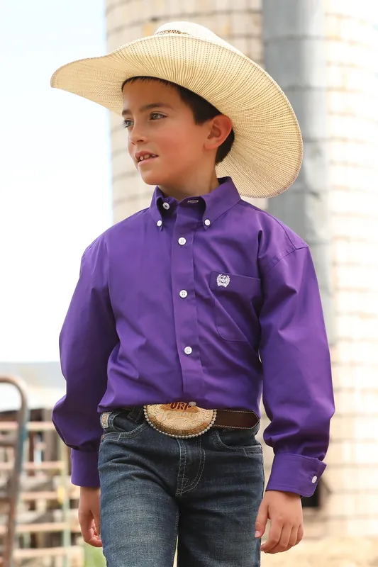 Boy's Cinch Button Down Shirt #MTW7060381
