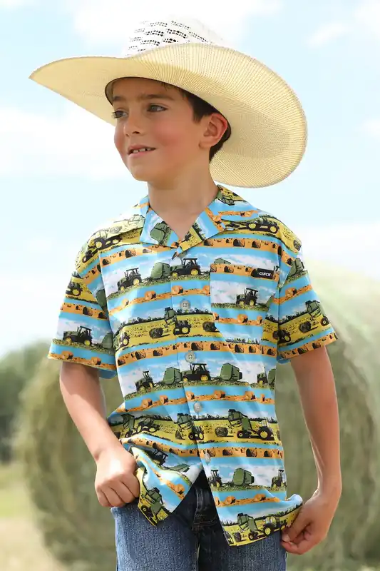 Boy's Cinch Button Down Shirt #MTW7170002