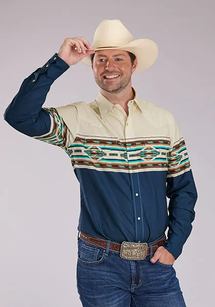 Men's Roper Snap Front Shirt #03-001-0431-0411