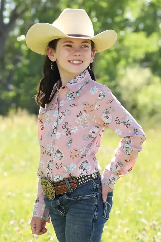 Girl's Cruel Girl Snap Front Shirt #CTW8040013 - CINCH