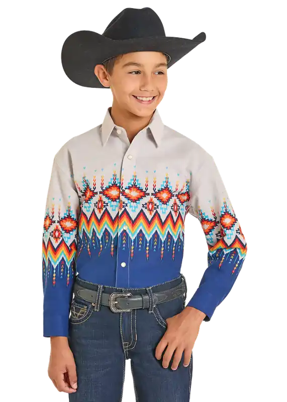 Boy's Panhandle Slim Snap Front Shirt #SBN2S07384
