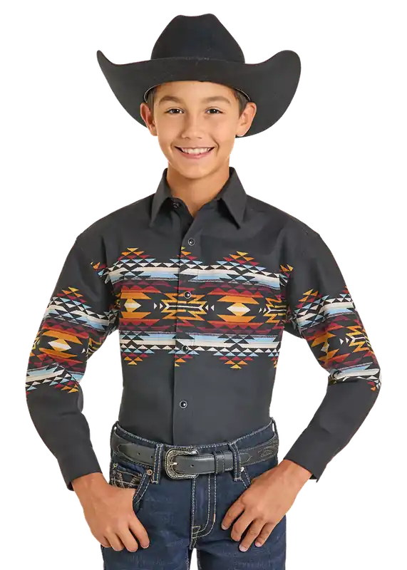 Boy's Panhandle Slim Snap Front Shirt #SBN2S07385