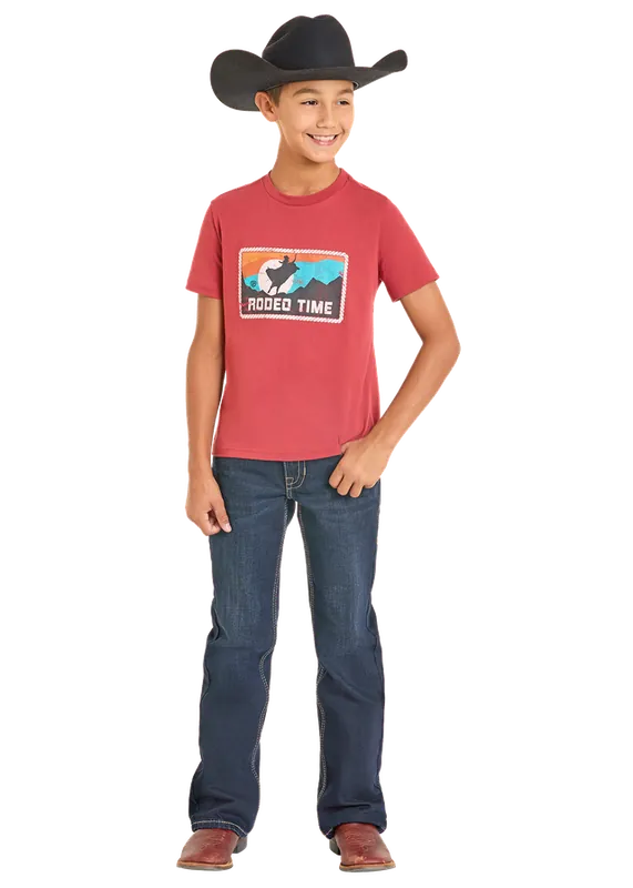 Boy's Rock & Roll Cowboy T-Shirt #BB21T07451