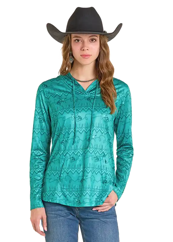 Women's Panhandle Slim Performance Hoodie #LW94T07065 - WHITE LABEL