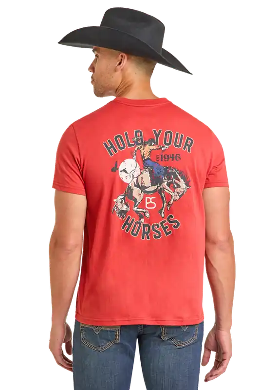 Men's Rock & Roll Cowboy T-Shirt #PU21T06935