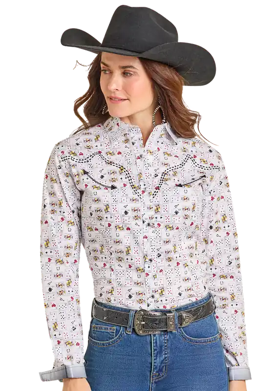 Women's Rough Stock Snap Front Shirt #RWN2S07104