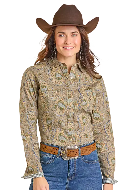 Women's Rough Stock Snap Front Shirt #RWN2S06923