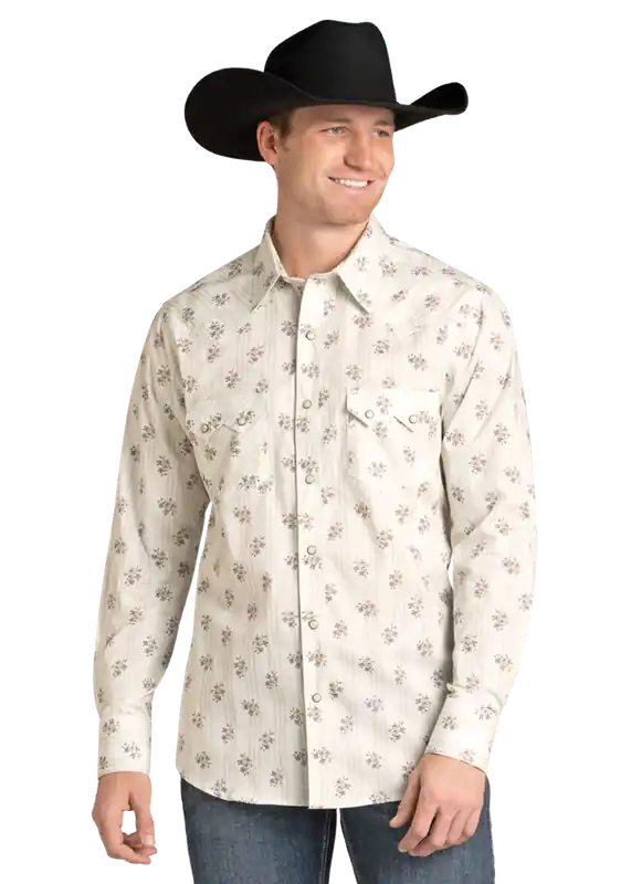 Men's Rock & Roll Cowboy Snap Front Shirt #BMN2S07144