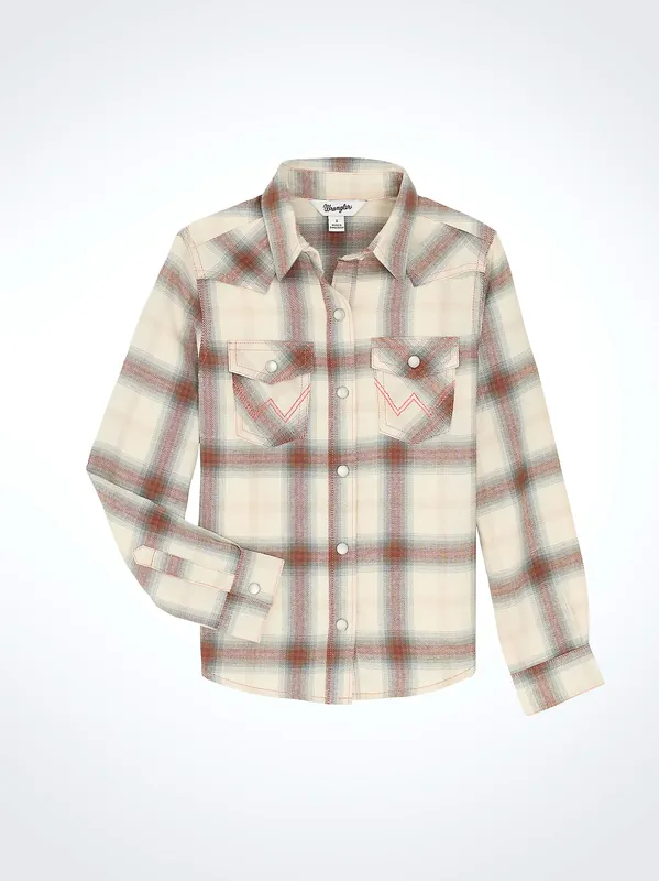 Girl's Wrangler Snap Front Shirt #112367472