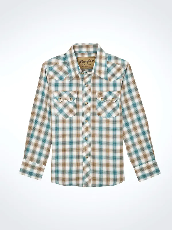 Boy's Wrangler Retro Snap Front Shirt #112368059
