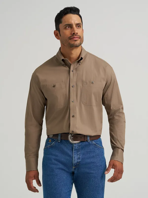 Men's Wrangler George Strait Button Down Shirt #112368207