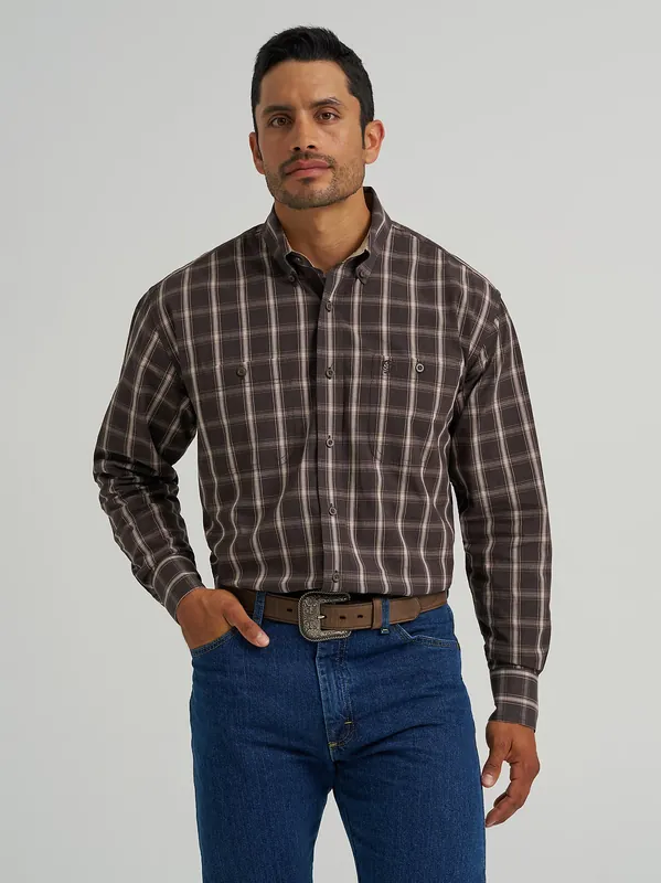 Men's Wrangler George Strait Button Down Shirt #112368208
