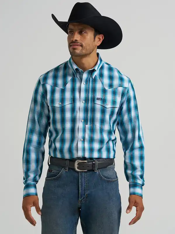Men's Wrangler Performance Snap Front Shirt #112368292