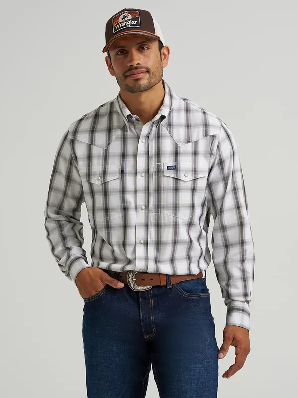 Men's Wrangler Performance Snap Front Shirt #112368291