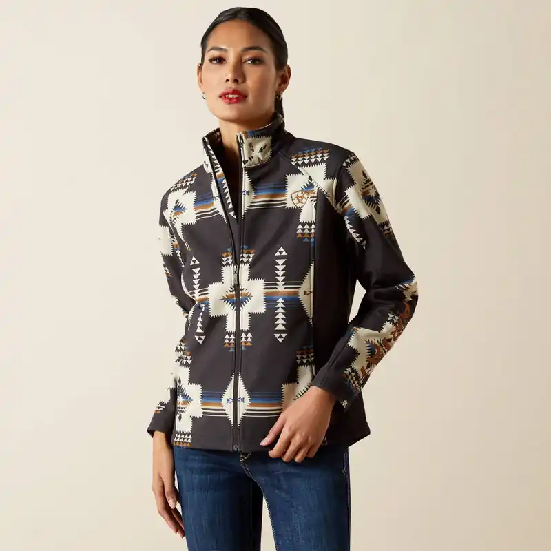 Women's Ariat Logo Softshell Print Jacket #10062213