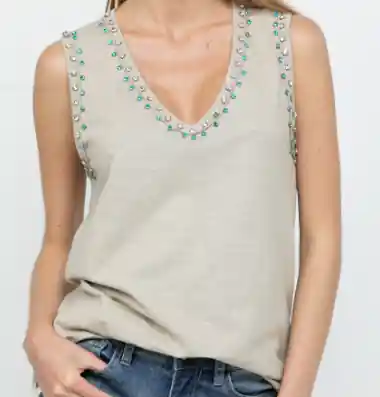 Women's Vocal Sleeveless Top #IM2293T
