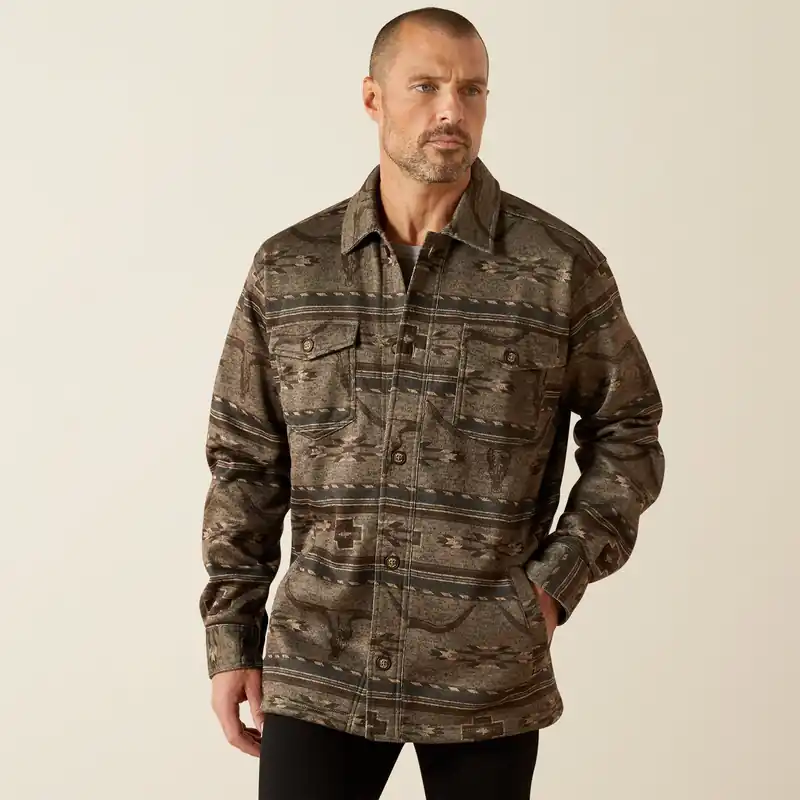 Men's Ariat Caldwell Printed Shirt Jacket #10062681