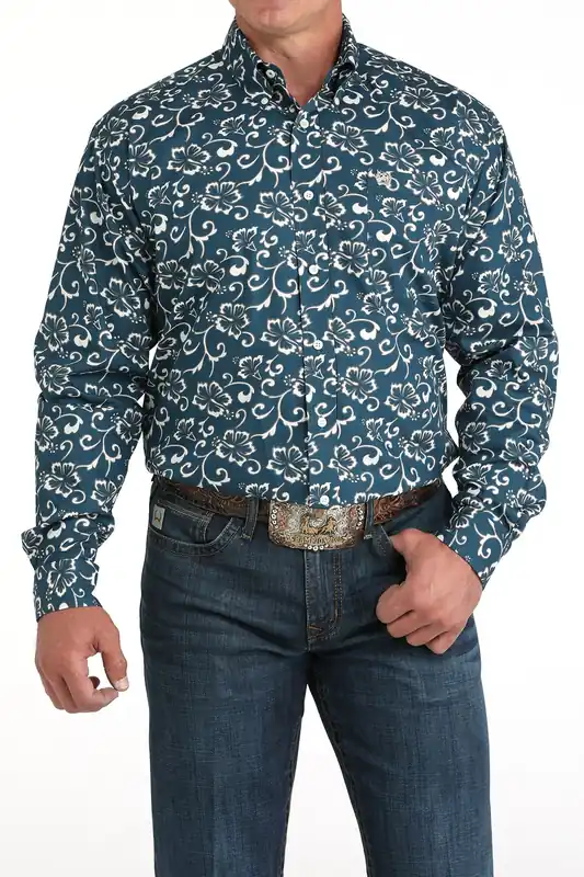 Men's Cinch Classic Fit Button Down Shirt #MTW1105967