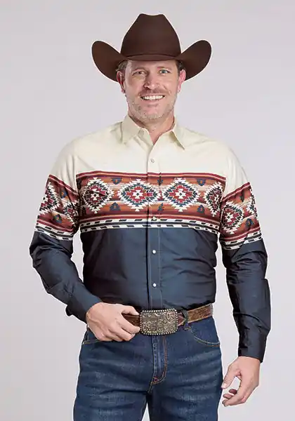 Men's Roper Snap Front Shirt #03-001-0431-0702