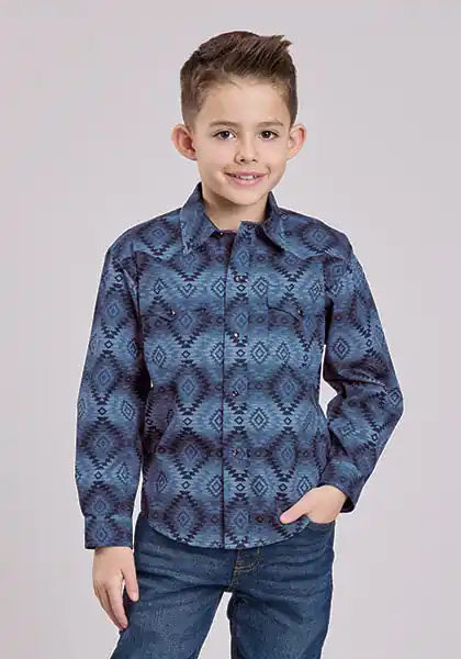 Boy's Roper Snap Front Shirt #03-030-0067-0740