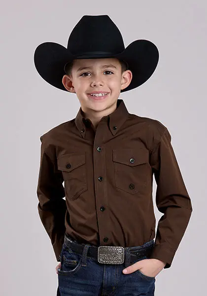 Boy's Roper Button Down Shirt #03-030-0365-0673