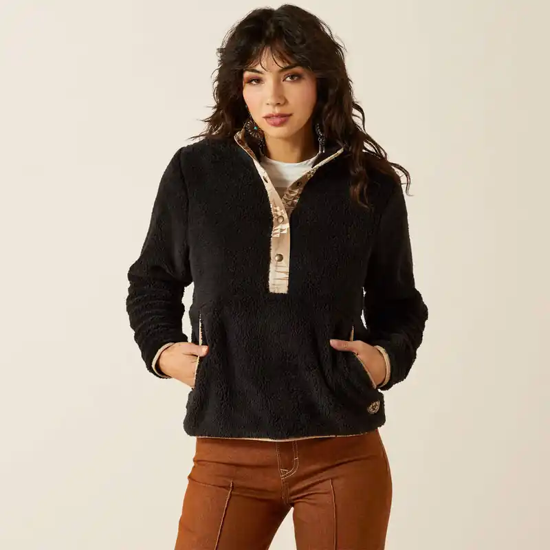 Women's Ariat Berber Snap Front Sweatshirt #10062612