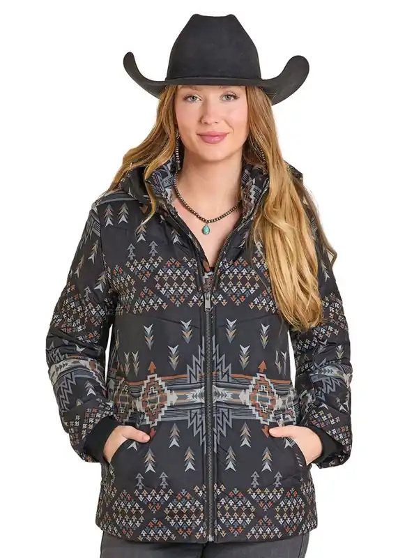 Women's Panhandle Slim Puffer Jacket #DW92C06854 - POWDER RIVER