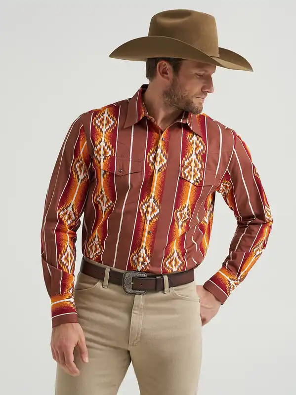 Men's Wrangler Checotah Snap Front Shirt #112369466