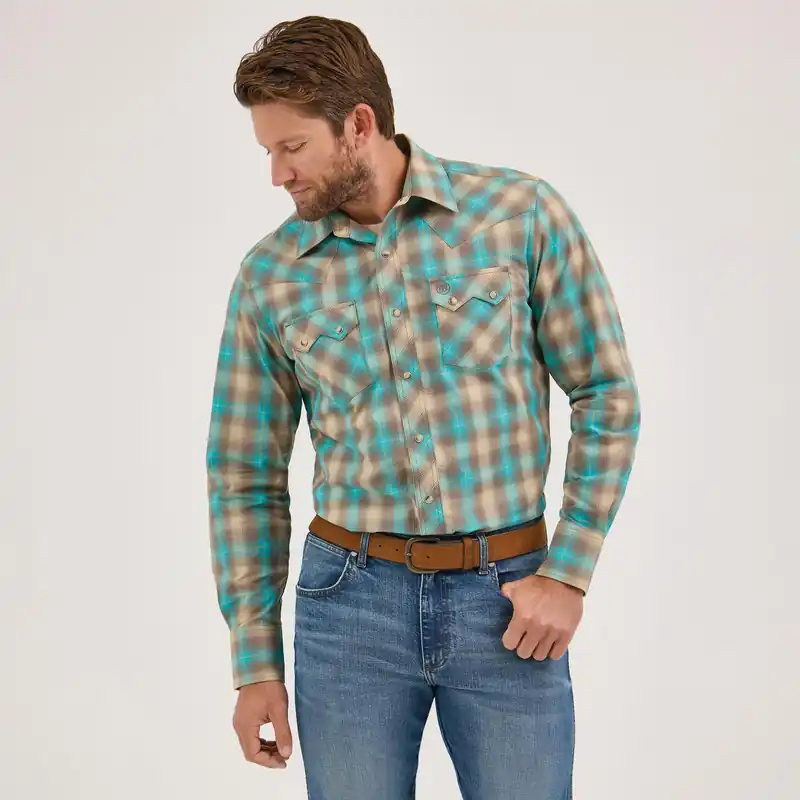 Men's Wrangler Retro Snap Front Shirt #112369551