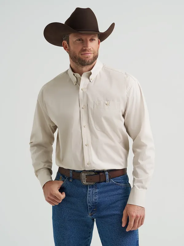 Men's Wrangler George Strait Button Down Shirt #112369608