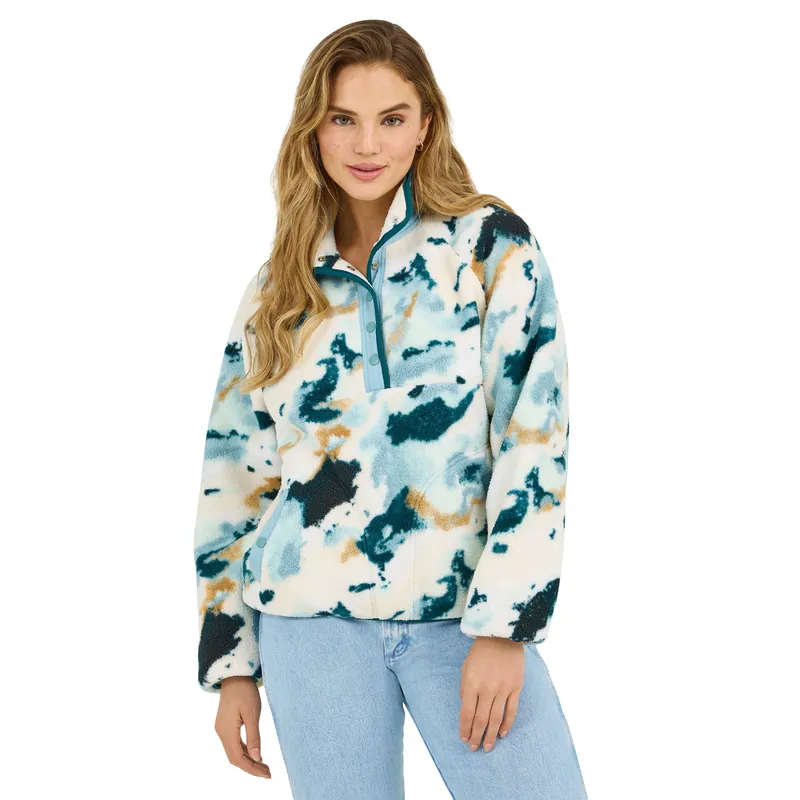 Women's Wrangler Retro Americana Sherpa Pullover #112371612