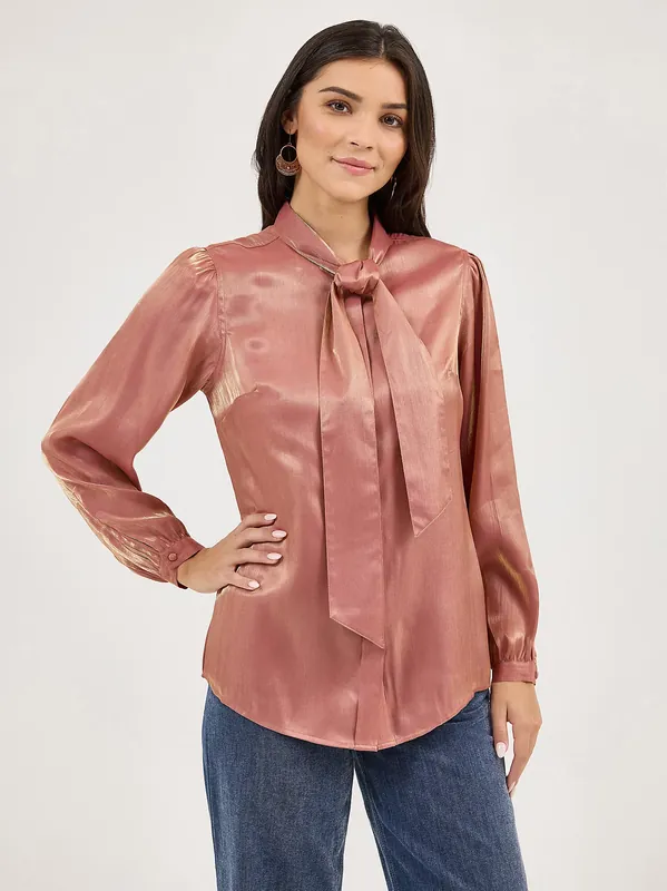 Women's Wrangler Tie Neck Blouse #112371712