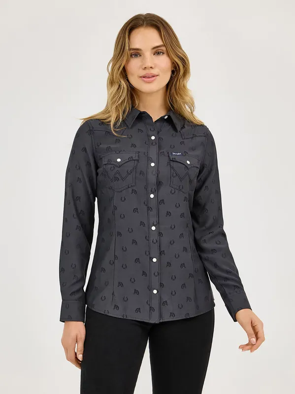 Women's Wrangler Snap Front Shirt #112372429