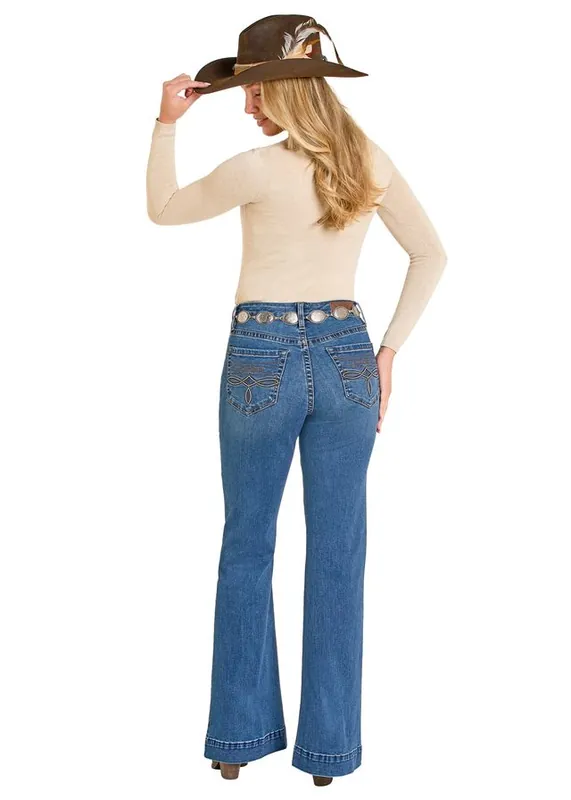 Women's Rock & Roll Cowgirl High Rise Trouser #BW5HD07884
