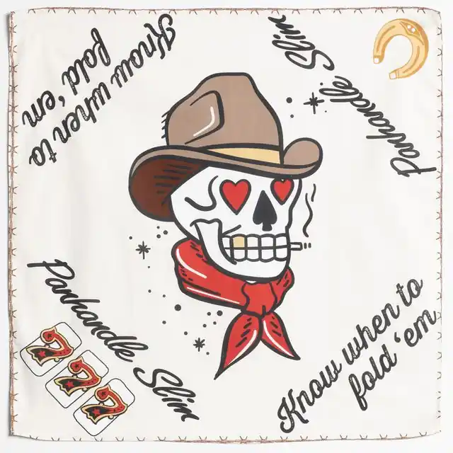 Panhandle Slim Bandana #PU47X07522 - ROCK & ROLL