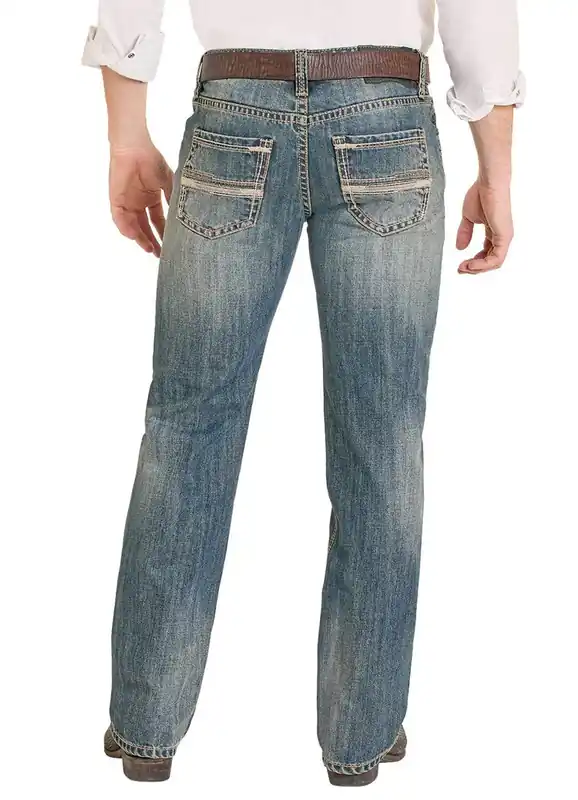 Men's Rock & Roll Cowboy Regular Fit Straight Leg Jean #BM1PD08012