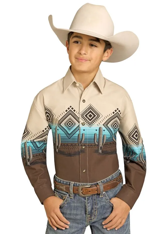 Boy's Panhandle Slim Snap Front Shirt #SBN2S07680