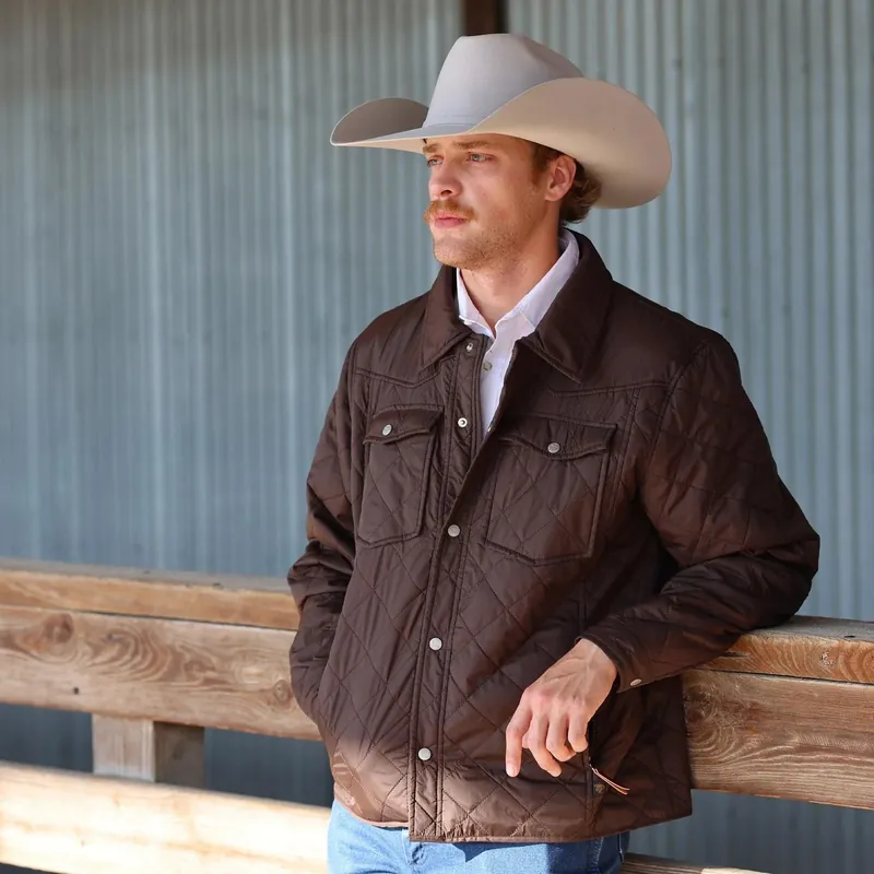 Men's Lazy J Ranch Wear Quilted Jacket #LJ-2519