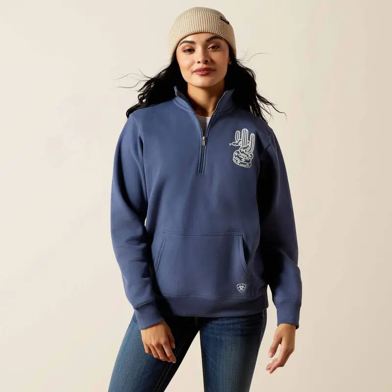 Women's Ariat Quarry 1/2 Zip Sweatshirt #10065973