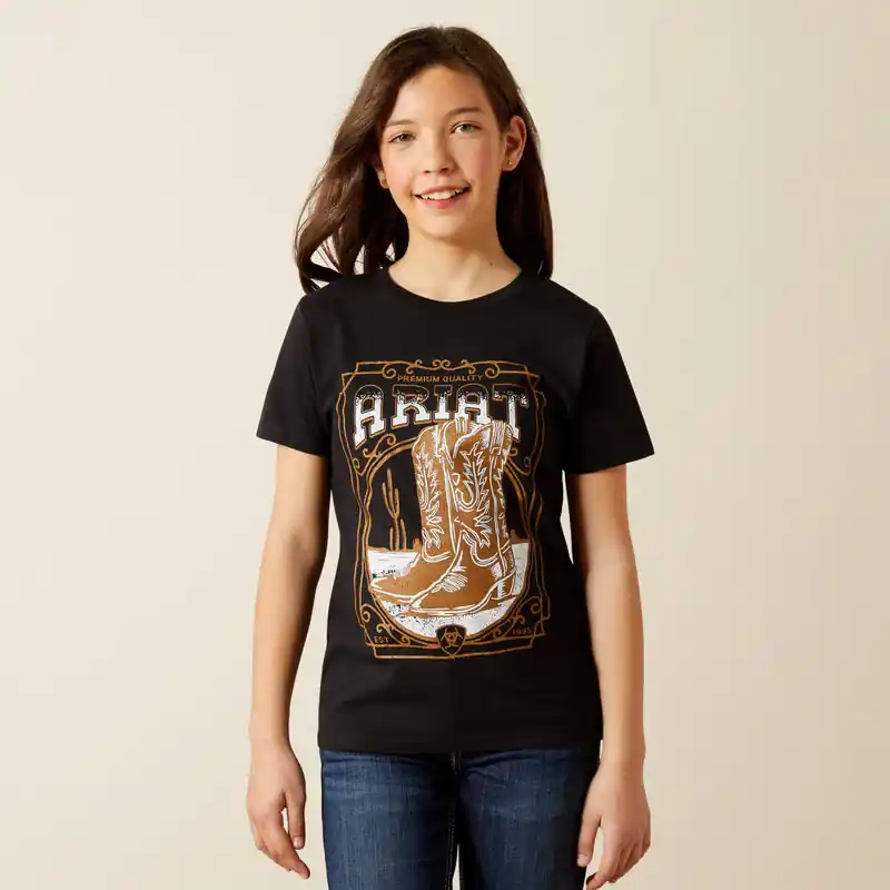 Girl's Ariat Boot Cloche T-Shirt #10063749