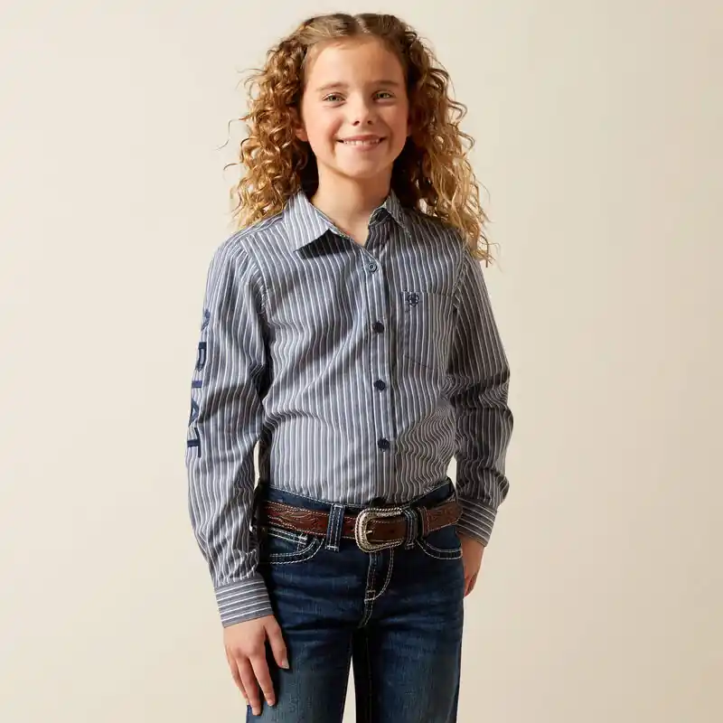 Girl's Ariat Team Kirby Button Down Shirt #10065834
