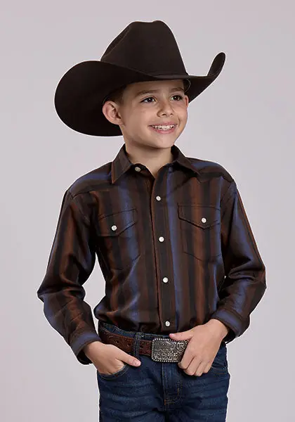 Boy's Roper Snap Front Shirt #01-030-0044-1084