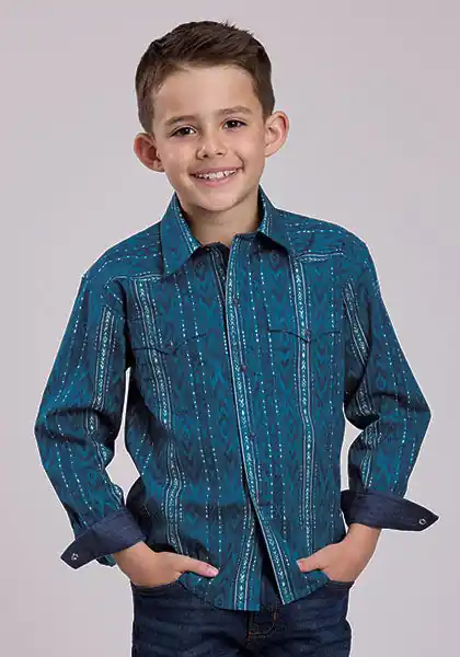 Boy's Roper Snap Front Shirt #03-030-0068-0157