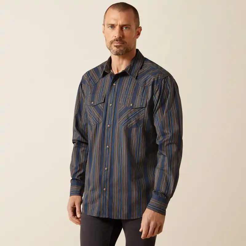 Men's Ariat Horne Retro Fit Snap Front Shirt #10065758