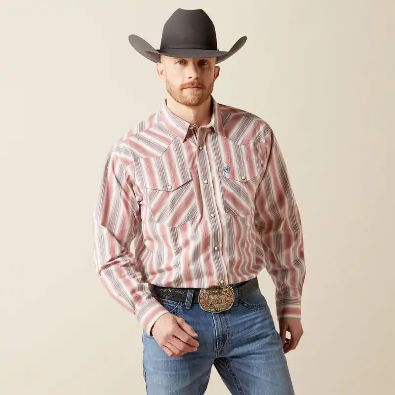 Men's Ariat Pro Series Flynn Classic Fit Snap Front Shirt #10065783