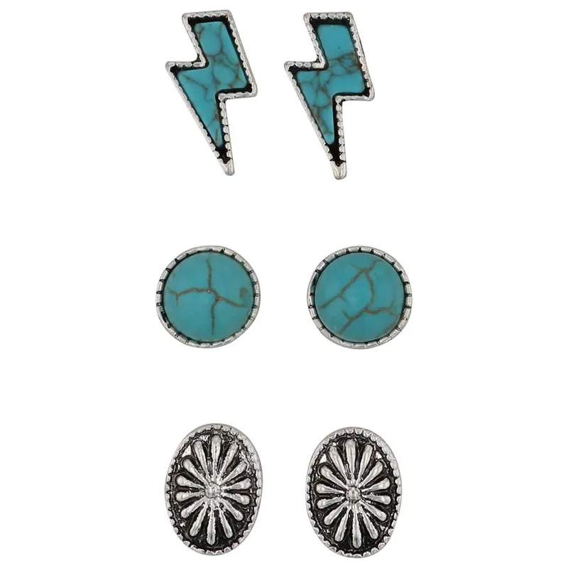 Montana Silversmiths Attitude Earring Set #AER6043